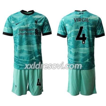 Liverpool Virgil van Dijk 4 Drugi Dječji Komplet Dresovi za Nogomet 2020-2021 (+ kratke hlače)